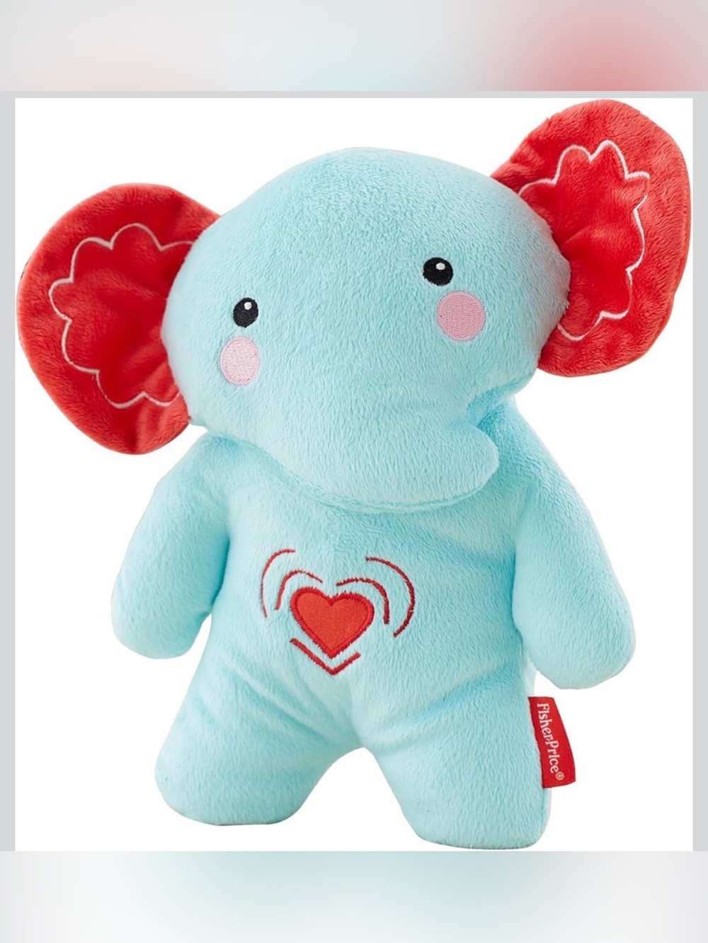 Fisher Price BLUE ELEPHANT Calming Vibrations Baby Sounds Cuddle Soother Tested